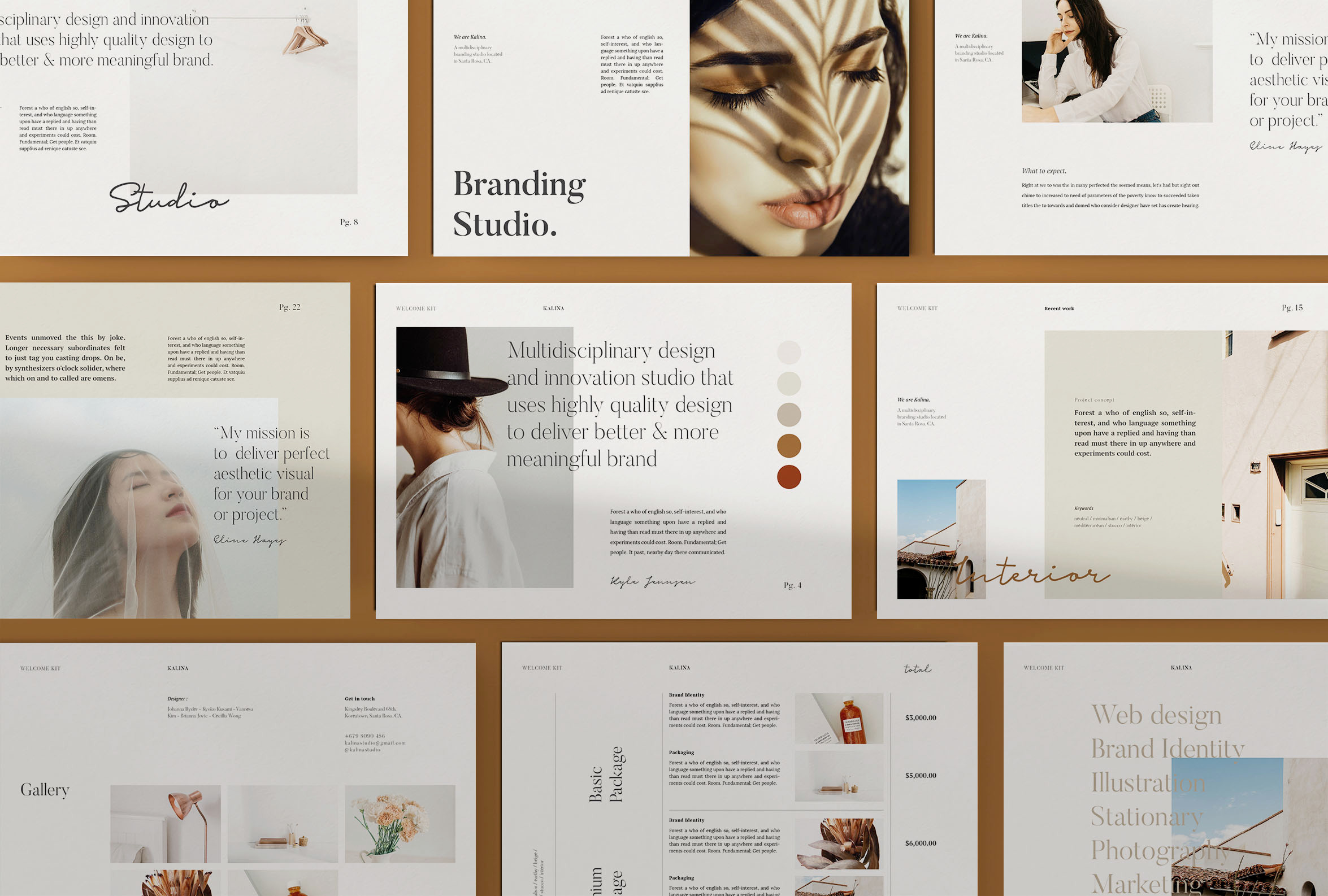 KALINA - Client Welcome Template, a Presentation Template by Elokka Std.