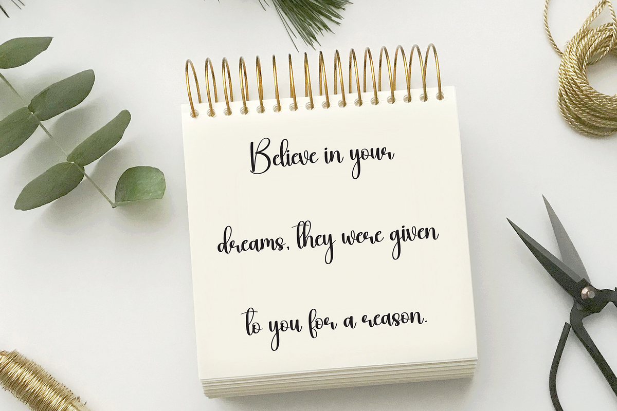 Chubby | Script Font, a Handwritten Font by Scratchones (Photo 2 of 8)