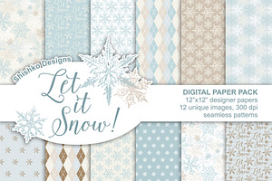 Winter Digital Paper Pack