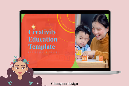 creativity education ppt template, a Presentation Template by chungmudesign