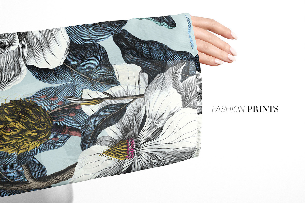 Magnolia Luxe Botanical Pattern., a Pattern Graphic by TSTUDIO (Photo 9 of 11)
