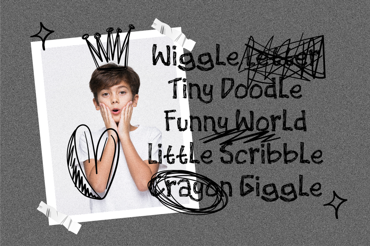 Doodle Lines Scribble Handwritten, a Font by PutraCetol Studio (Photo 2 of 5)