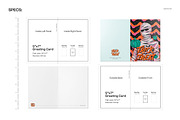 Halloween White Mummy Card Template, a Card Template by creatsy5 (Thumbnail 2 of 5)