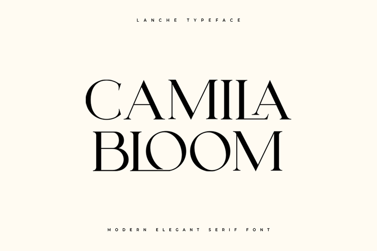 Lanche | Modern Elegant Serif Font, a Serif Font by Pentagonistudio (Photo 2 of 10)