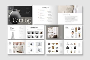 Landscape Catalog Brochure Template