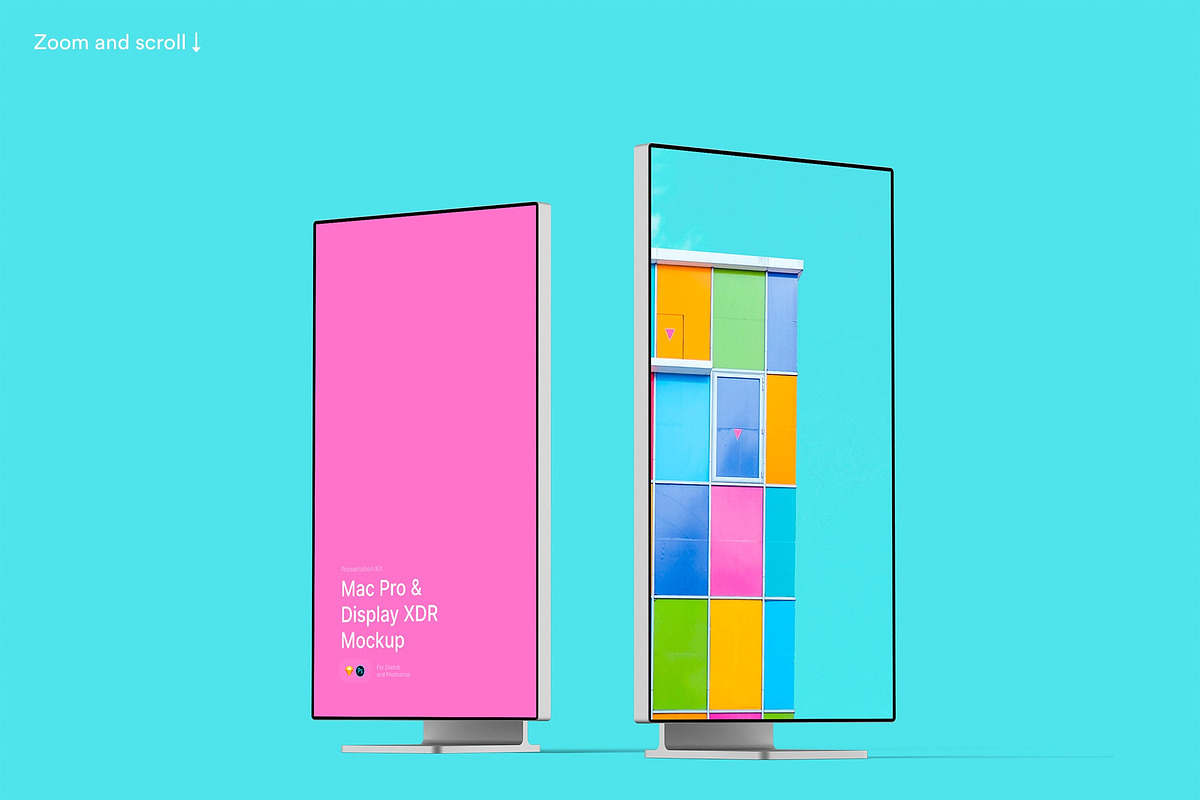 Apple Mac Pro & Display XDR Mockups, a Product Mockup by ls.graphics (Photo 9 of 14)