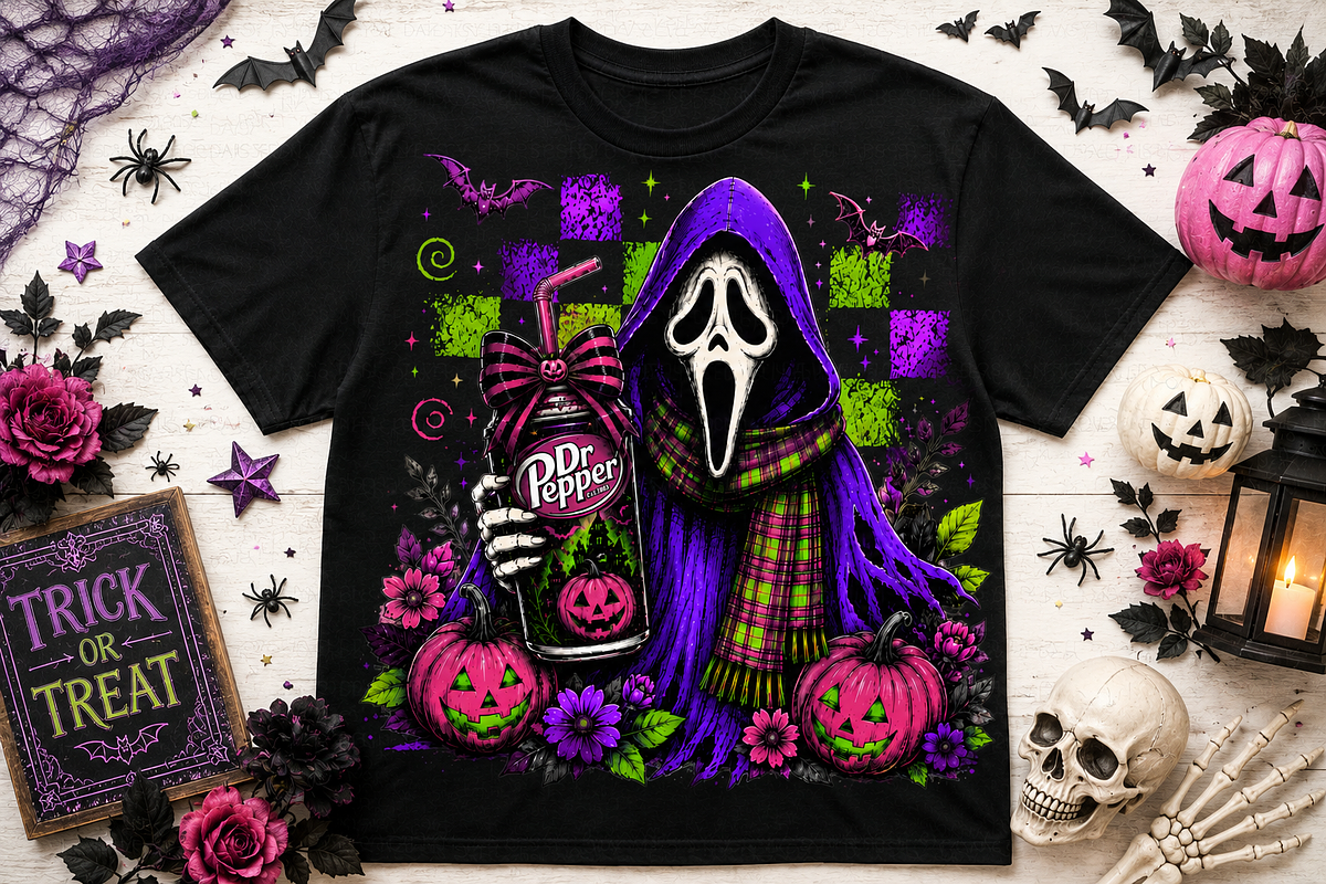 Retro Spooky Halloween Png Bundle, a Seasonal Illustration by Daisy Design (Photo 12 of 15)
