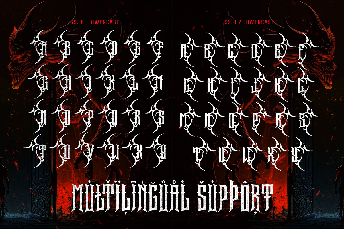 Darkson Typeface, a Blackletter Font by alit design (Photo 19 of 20)