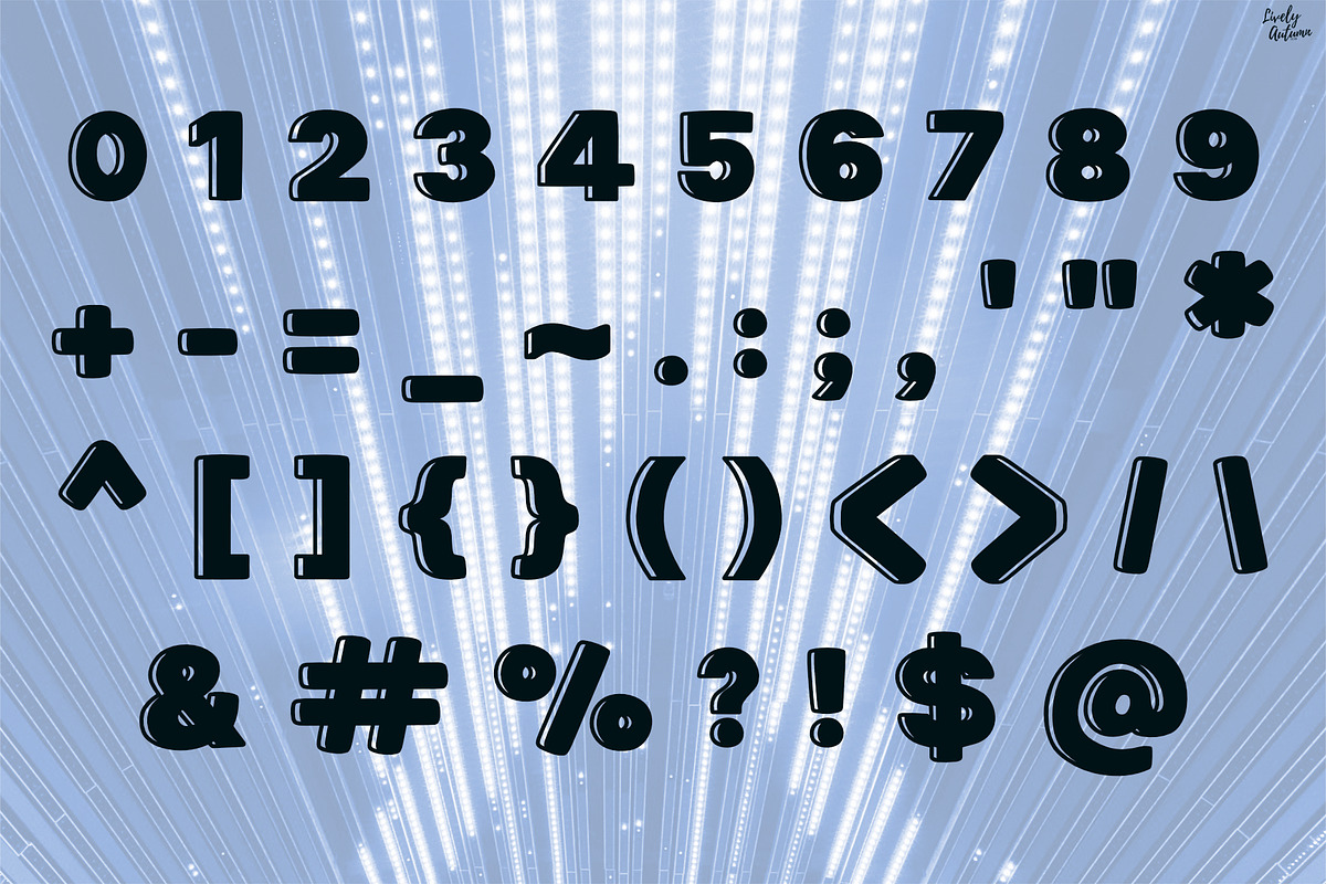 Synth | Bold display font, a Handwritten Font by LivelyAutumn11.11 (Photo 3 of 5)