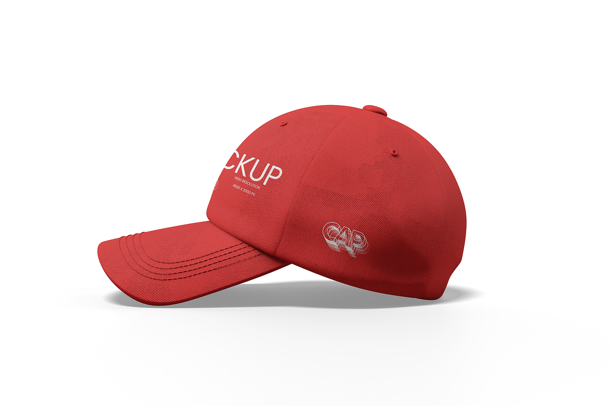 Baseball Hat Apparel Mockup Set, a Hat Mockup by DSNA Mockup (Photo 2 of 5)