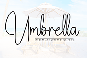 Umbrella | Script Font, a Handwritten Font by Scratchones (Thumbnail 1 of 8)
