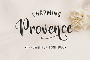 Charming Provence, a Script Font by Larin Type Co.