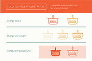 Picnic & BBQ line icons, an Outline Icon by the cabin supply co (Thumbnail 3 of 4)