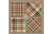 Christmas Plaids Digital Papers, a Pattern Graphic by JennyL Designs (Thumbnail 5 of 7)