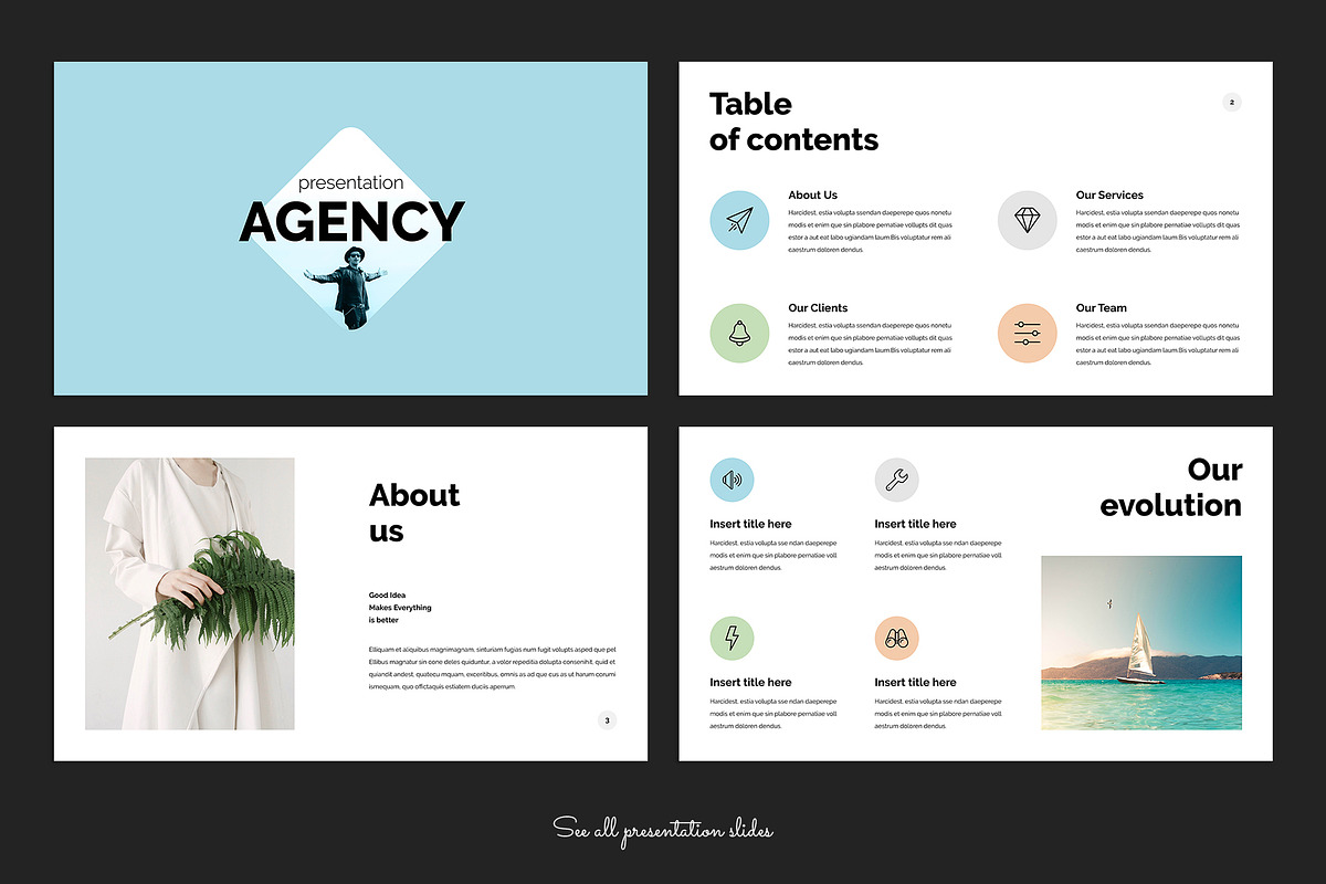 Agency Presentation Template, a Presentation Template by TemplatesForest