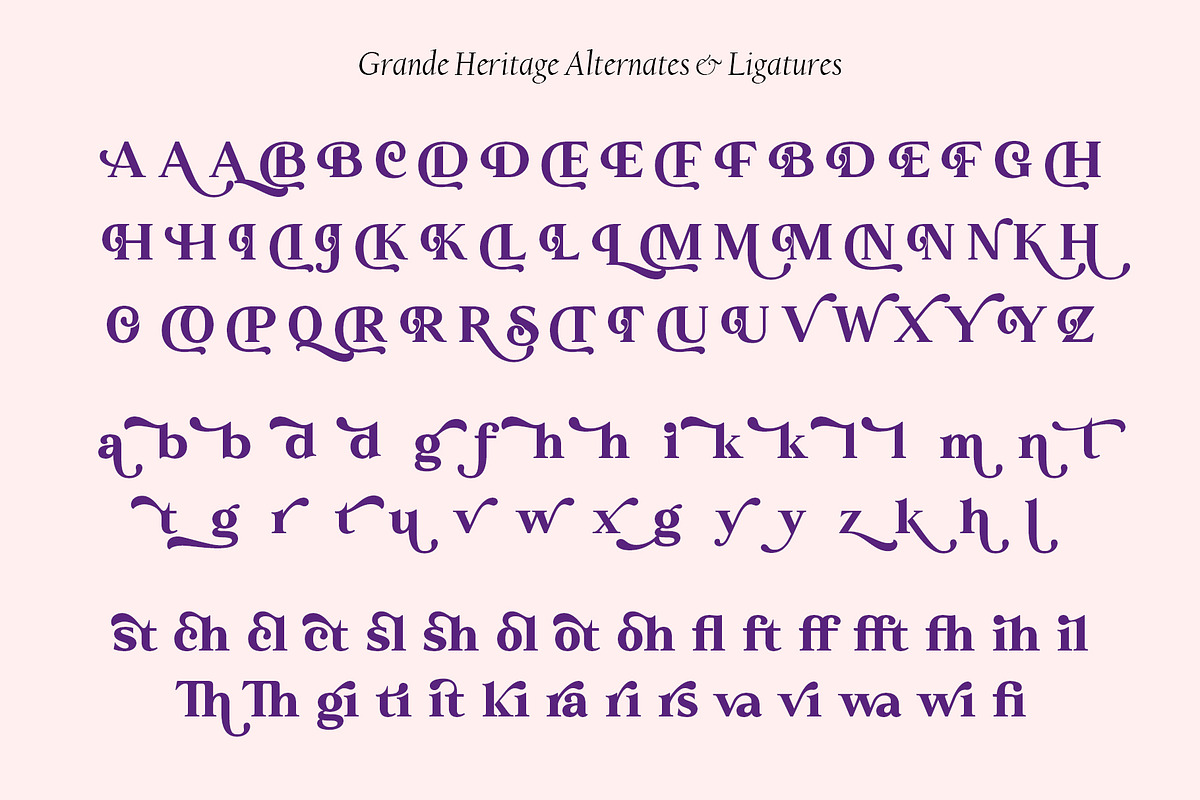 Grande Heritage, a Serif Font by Godbless Studio (Photo 12 of 19)