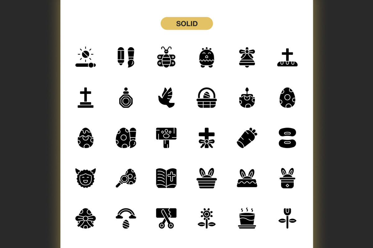 Celebration Easter Icons, an Icon by Spacepixel Creative (Photo 3 of 3)