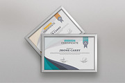 Certificate Template Design, a Stationery Template by BrandlyTemplate (Thumbnail 2 of 6)