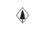 Geometric Pine Tree Emblem Bundle, an Illustration by Creativeshirt (Thumbnail 20 of 31)