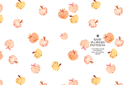 Baby Flowers Watercolor Patterns, a Pattern Graphic by Webvilla Studio (Thumbnail 5 of 9)
