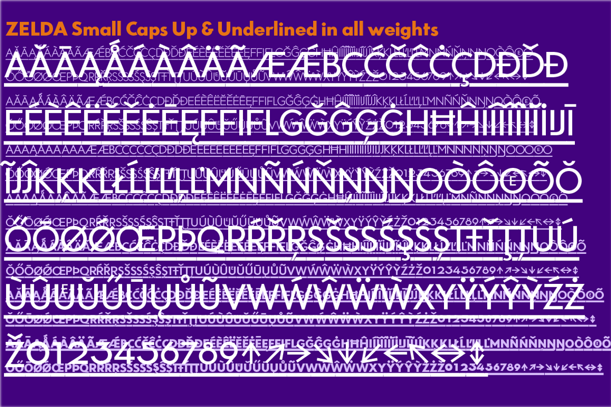 Zelda Collection, a Font by Wiescher Design (Photo 8 of 9)