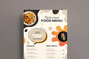 Food Menu Template, a Flyer Template by MightyDesign (Thumbnail 2 of 8)