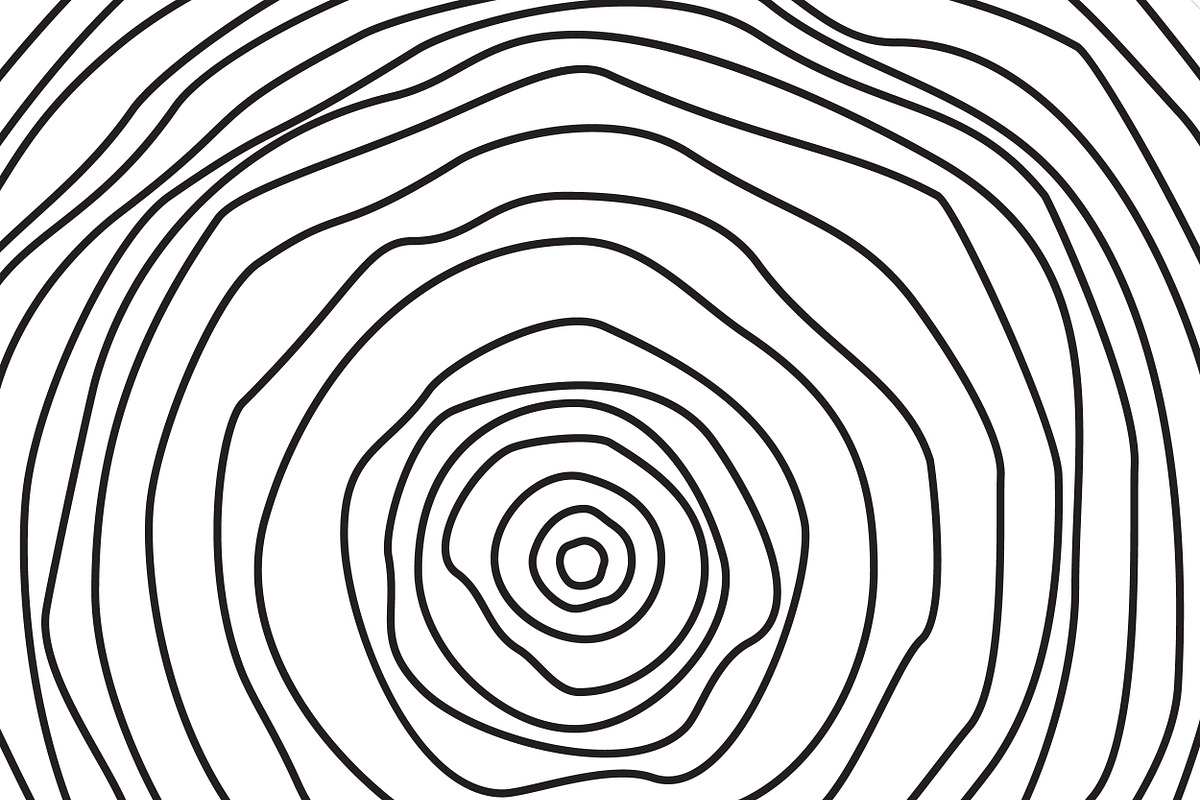 Tree rings pattern, background, a Pattern Graphic by Viktorijareut