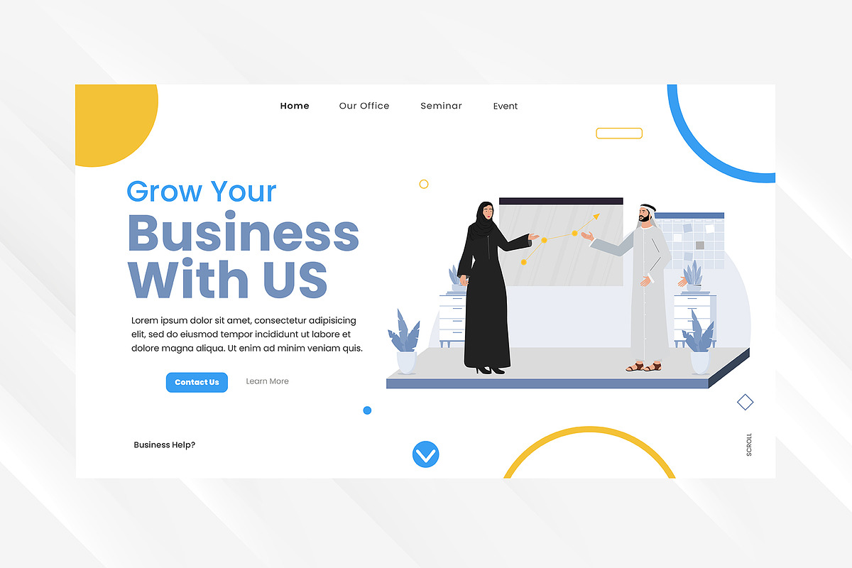 Arab Business People animation, a Templates & Theme by lottie pro (Photo 8 of 11)