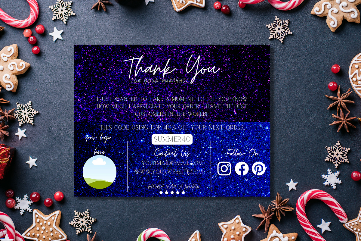Thank You Order Card | Canva, a Card Template by tahananeart (Photo 6 of 7)