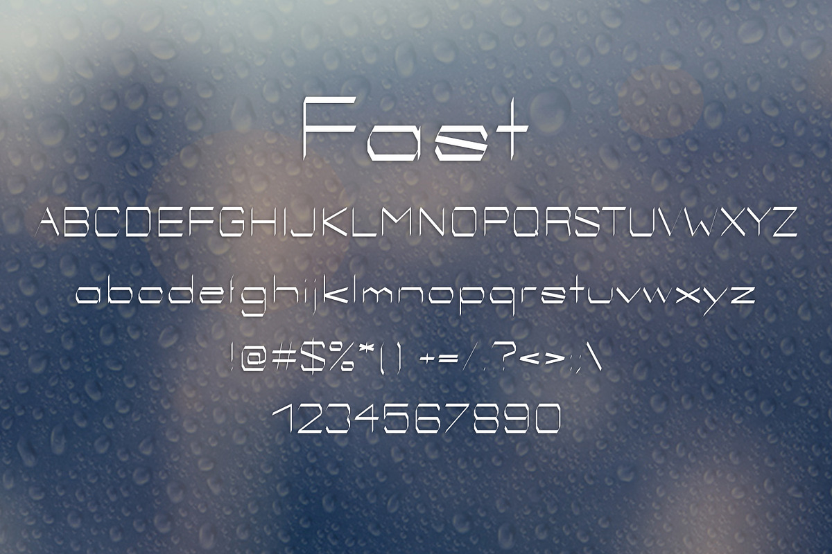 FAST font preview 2