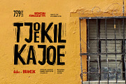 Tjoekil Kajoe - Vernacular Type, a Sans Serif Font by ikiiko (Thumbnail 1 of 8)