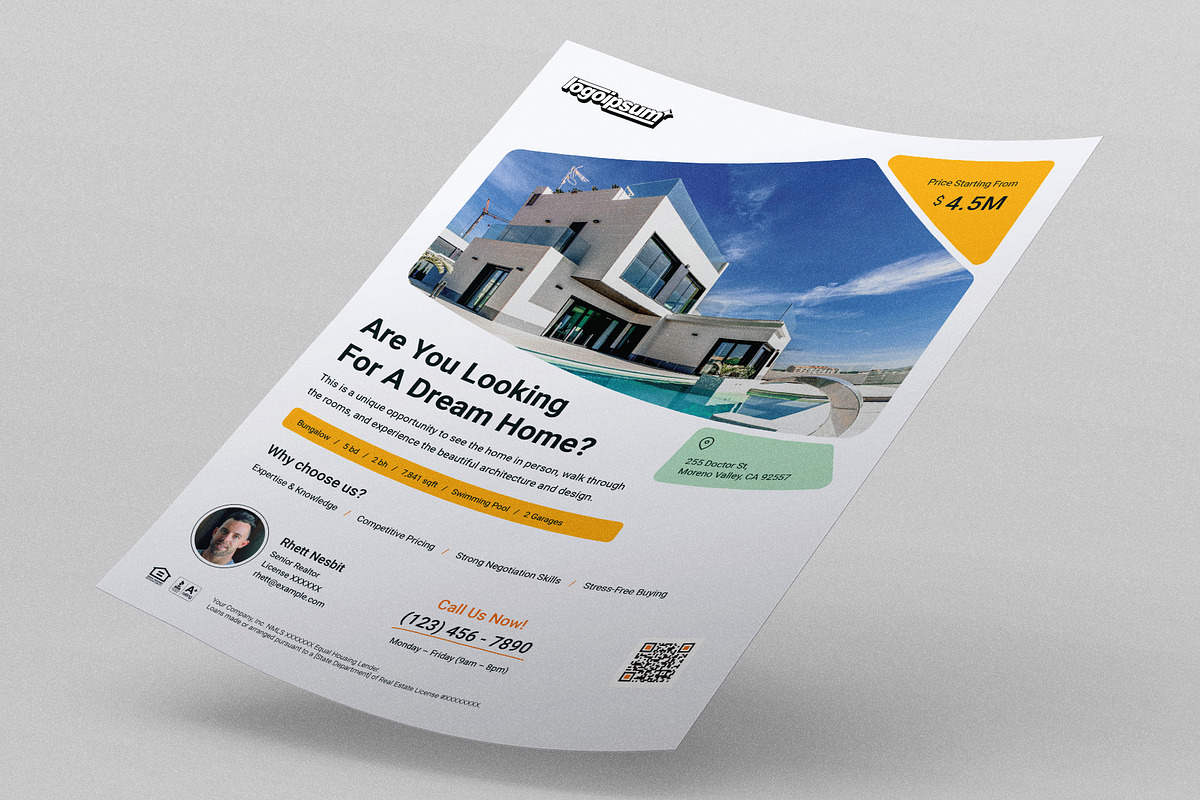 Real Estate Flyer Templates, a Flyer Template by PixelGaze (Photo 8 of 13)