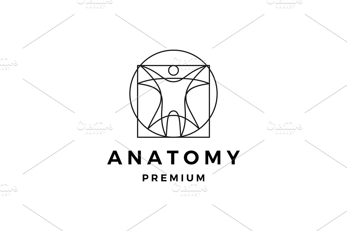Human Body Anatomy Circle Logo, a Branding & Logo Template by VSTRD ...