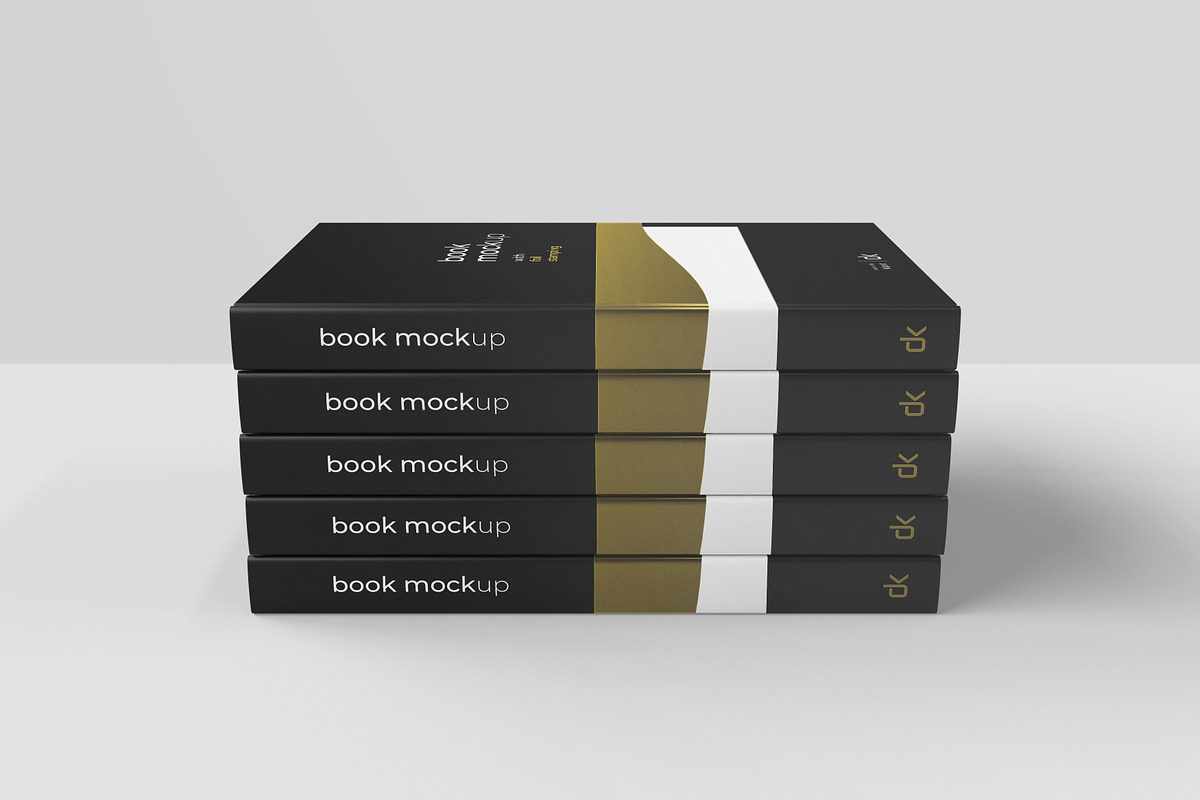 Hardcover Book Mockup, a Print Template by KIPET (Photo 7 of 15)