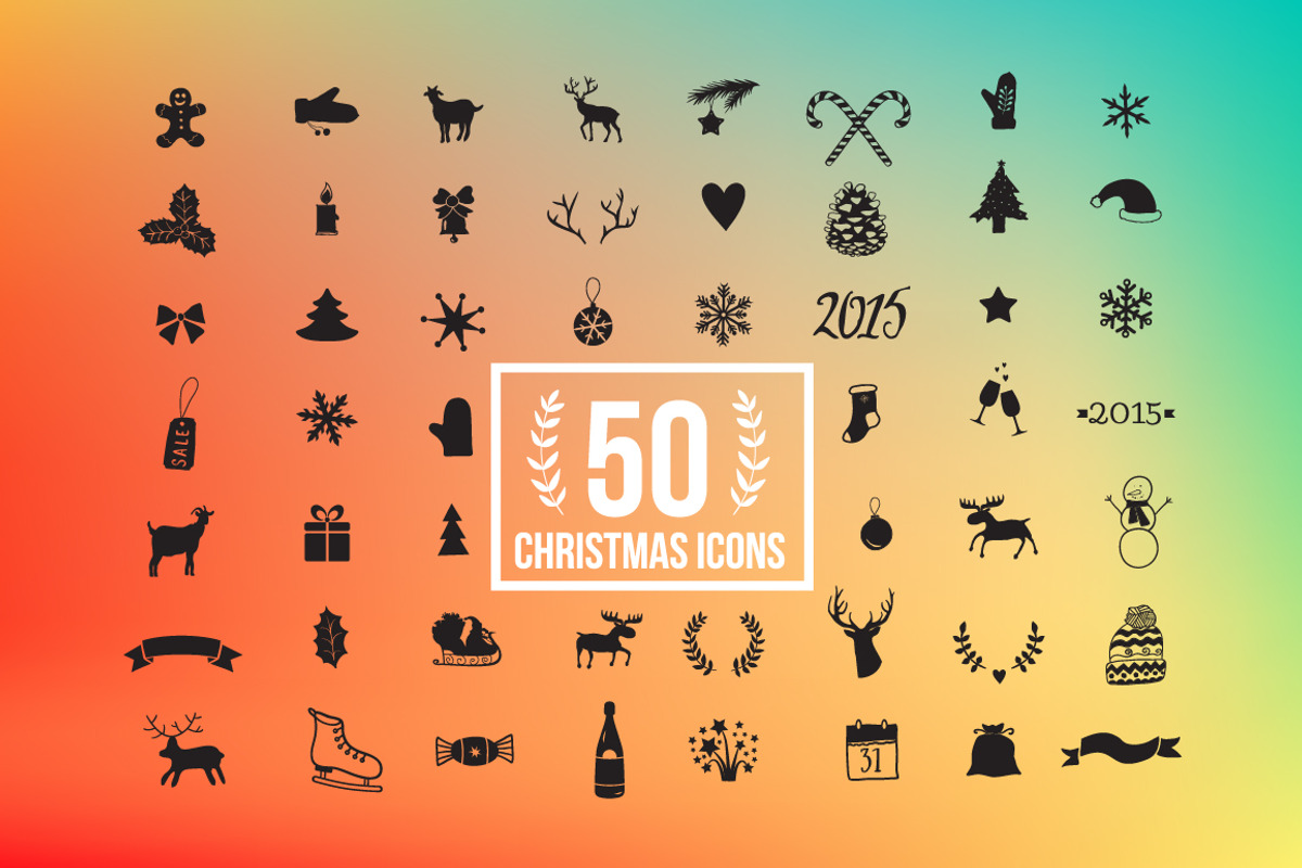 56 Christmas Icon Set, an Icon by Markovka (Photo 1 of 3)
