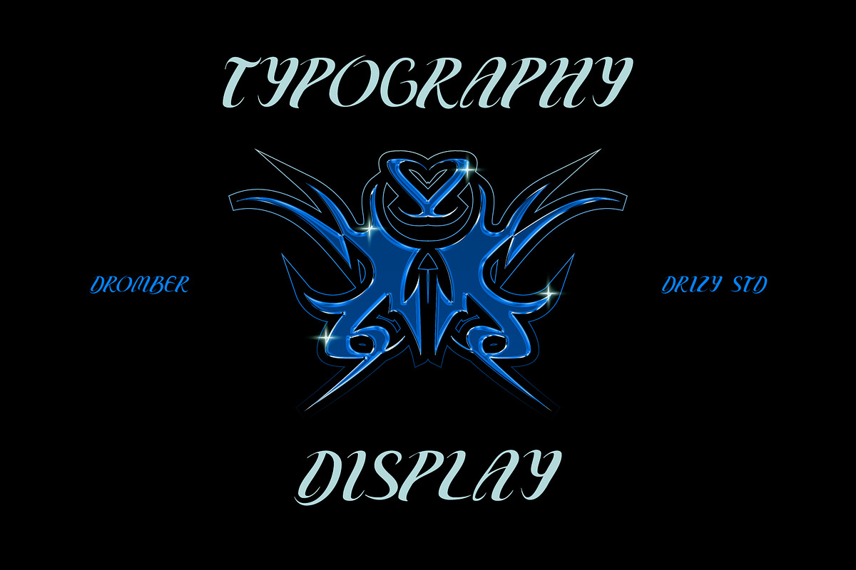 Dromber - Experimental Tribal Font, a Sans Serif Font by Drizy (Photo 2 of 10)