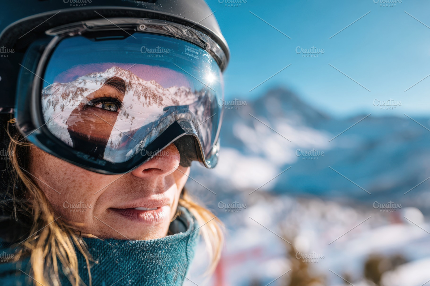 Mountaineer close-up on sunlit glacier, a Sports & Recreation Photo by AlyaAnd