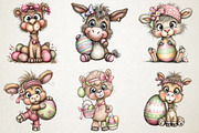 Whimsical Easter Camel Clipart, an Animal Illustration by RobertsArt (Thumbnail 4 of 6)