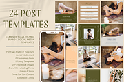 Bloom Yoga Earth Canva Template, a Social Media Template by The Inspired Brand (Thumbnail 3 of 6)