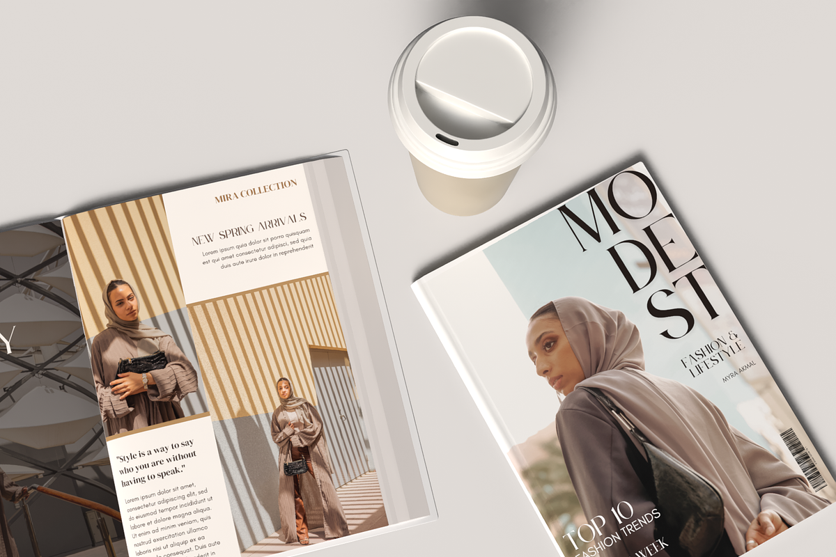Fashion Magazine Layout Template preview 4