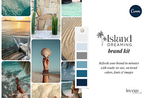 Island Luxe Brand Kit + Stock Images, a Branding & Logo Template by The Brand Alchemists