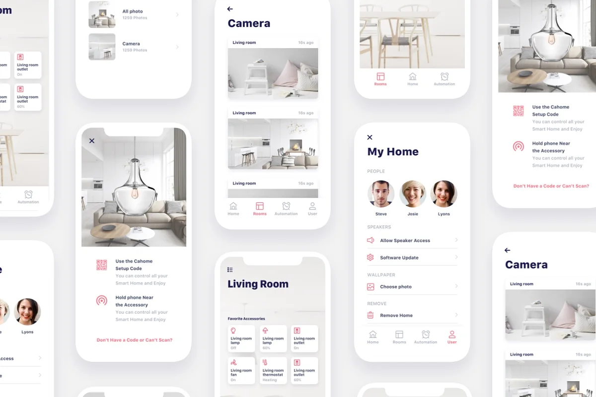 Cahome - Smart Home App UI Kit, an App Template by Capi Product (Photo 6 of 6)
