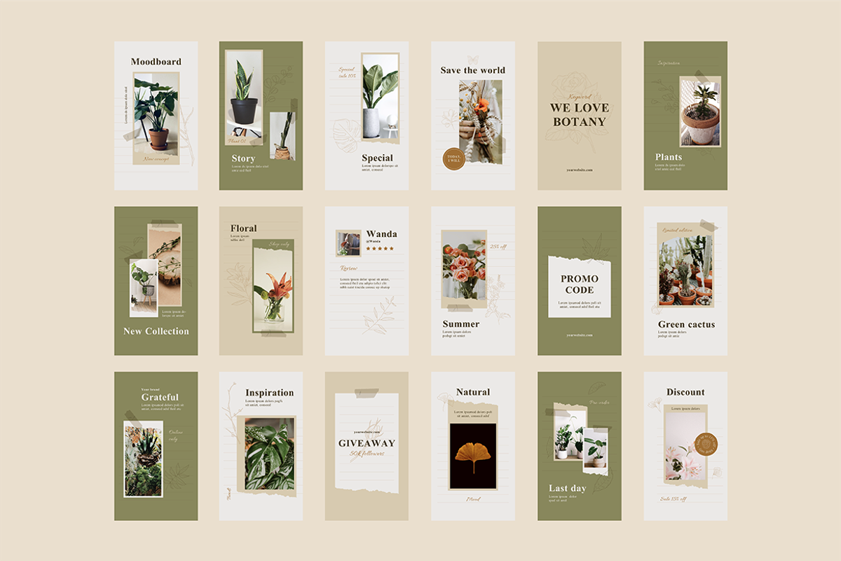 Natural Instagram Template, a Social Media Template by Jump Studio (Photo 5 of 7)