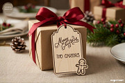 Christmas Gift Tag SVG Bundle, a Decorative Illustration by svgocean (Thumbnail 4 of 17)