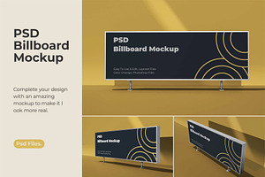 Billboard Mockup, an Advertising Mockup by Partikusi Design