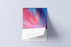 5 Calendar Mockup PSD File