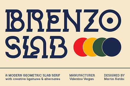 Brenzo - Slab Serif