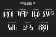 Roadminer - Condensed Serif Typeface, a Serif Font by Mbonster Design Studio (Thumbnail 11 of 17)
