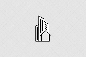 Minimalist Building Icon Skyscraper, an Object Illustration by Vectorium Studio