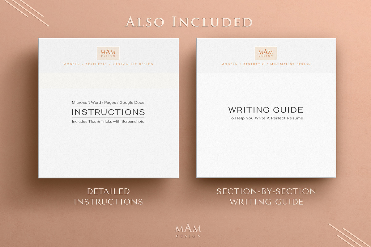 Modern Resume CV Template with photo, a Resume Template by MAM Design (Photo 9 of 10)
